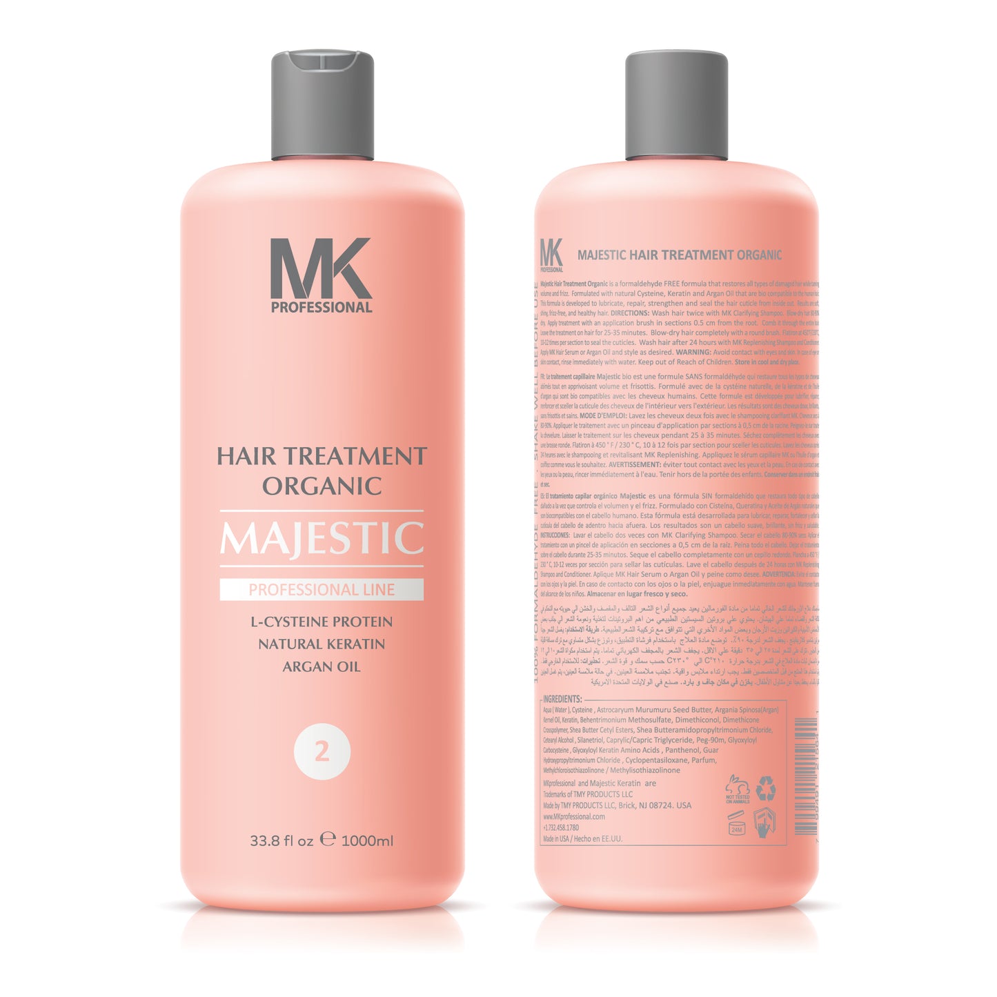 Majestic Organic Hair Treatment- FORMALDEHYDE FREE