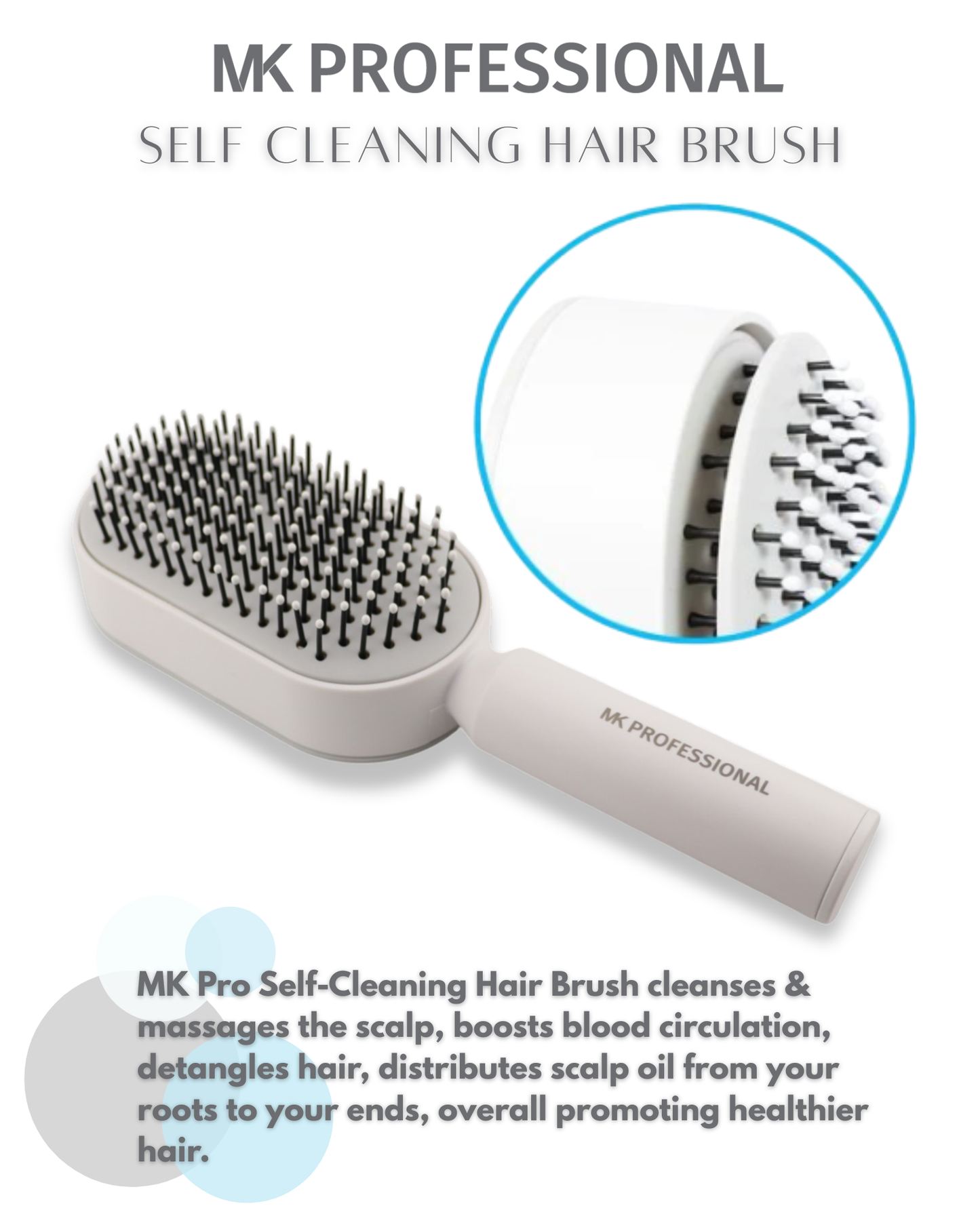 MK PROFESSIONAL Self Cleaning Brush