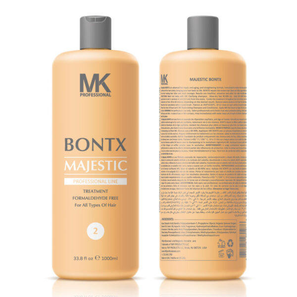 BONTX Majestic Professional Hair Treatment - FORMALDEHYDE FREE