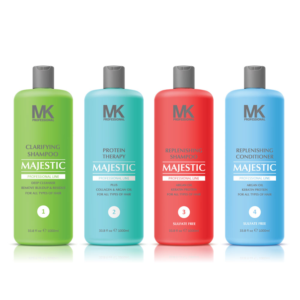 Majestic Protein Therapy Hair Treatment KIT MK Professional