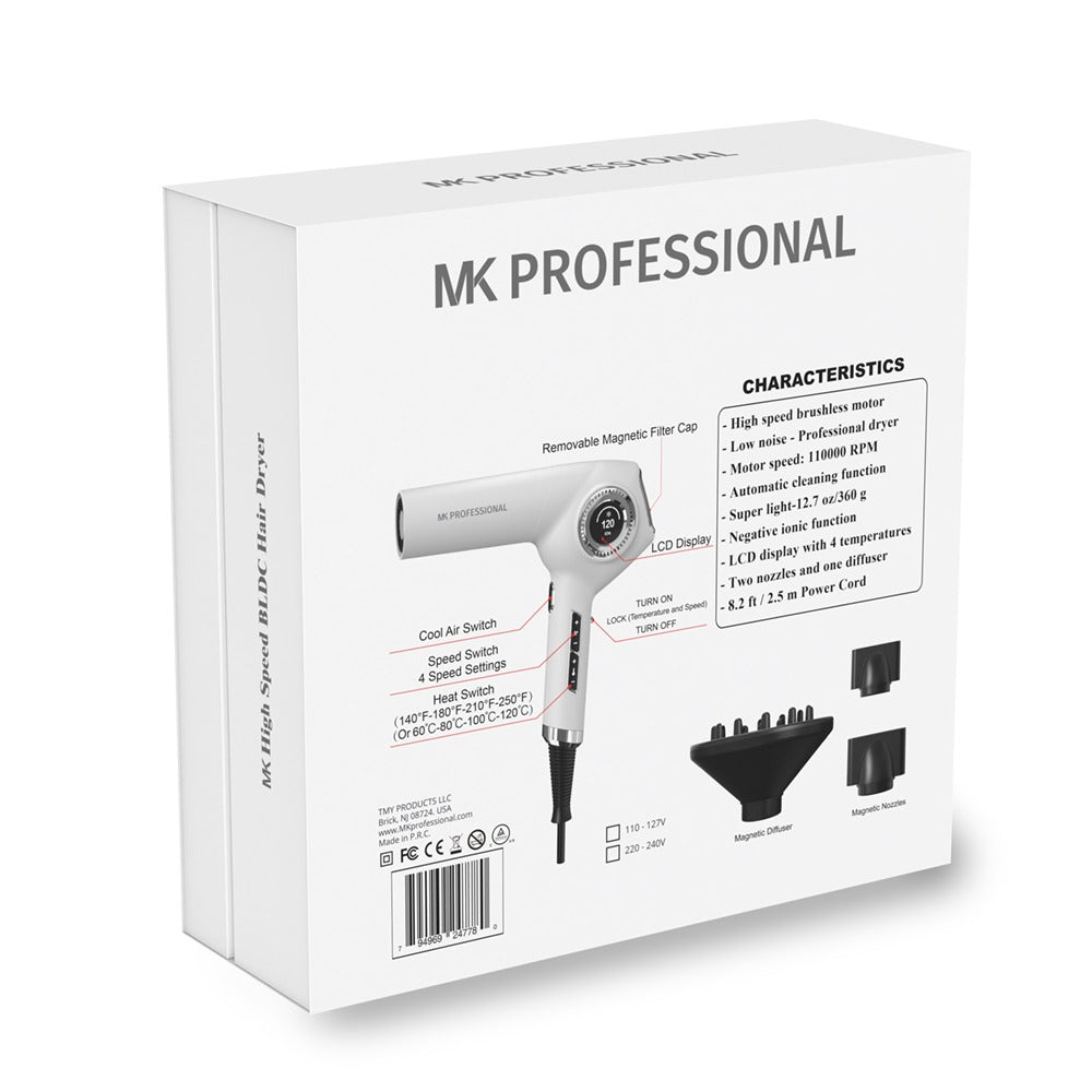 MK High Speed BLCD IONIC Professional Dryer