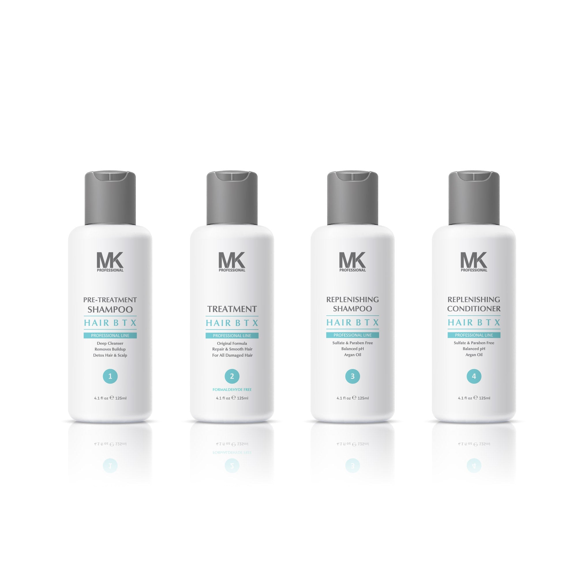 MK BTX Starter Kit 4.1 fl.oz/125ml ( Step 1,2,3,4)