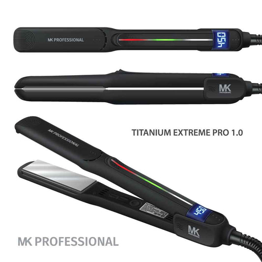 MK Silver Titanium Extreme Pro Hair Straightener